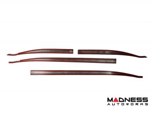 Jeep Renegade Door Trim - Lower Side Molding Kit - Dark Brushed Steel